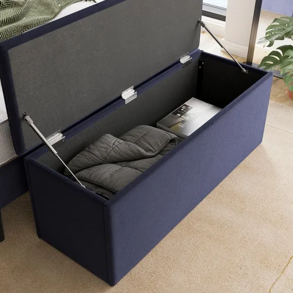 Olton Velvet End of Bed Storage Ottoman 3