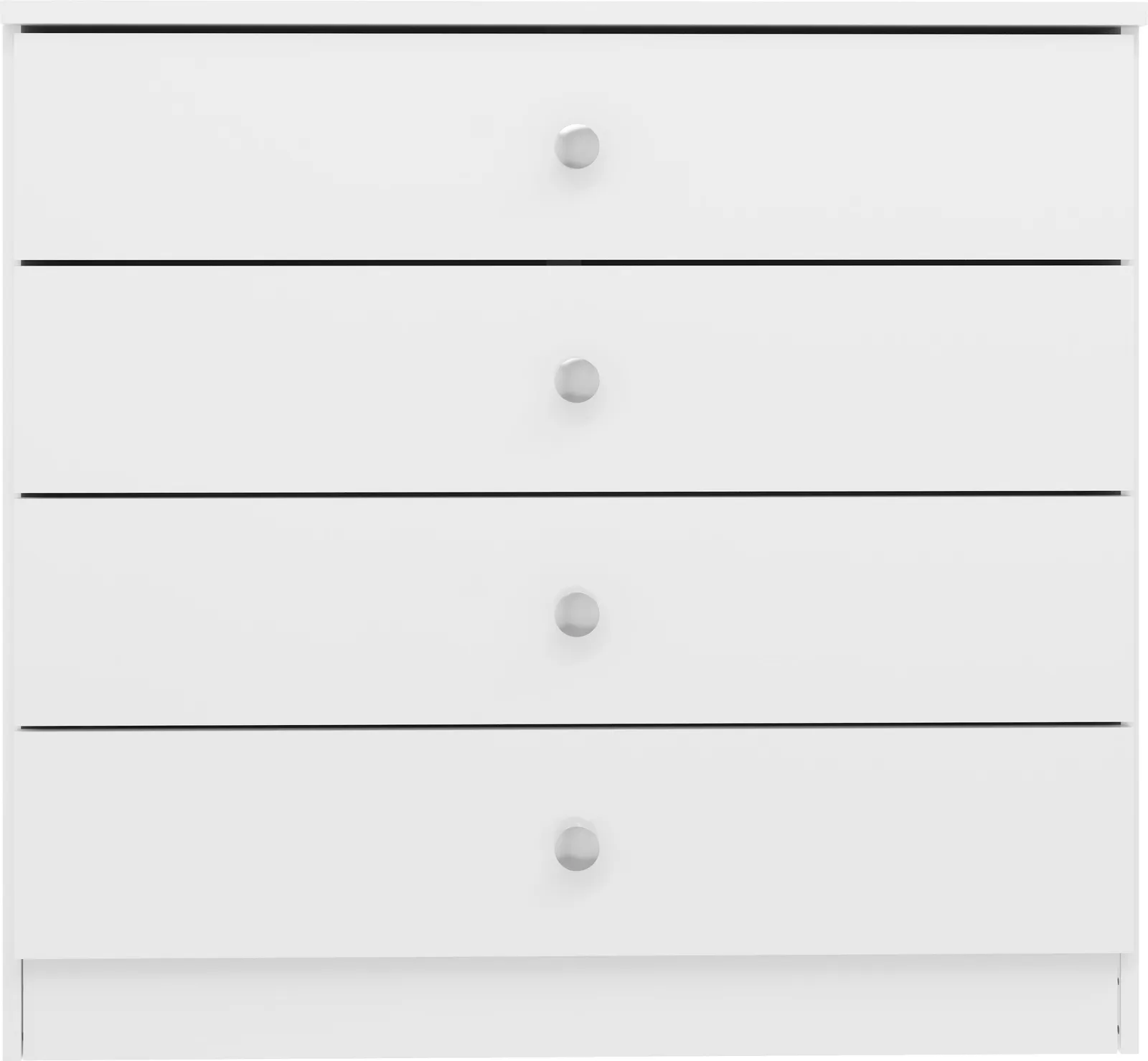 Seconique Denver 4 Drawer Chest in White 3