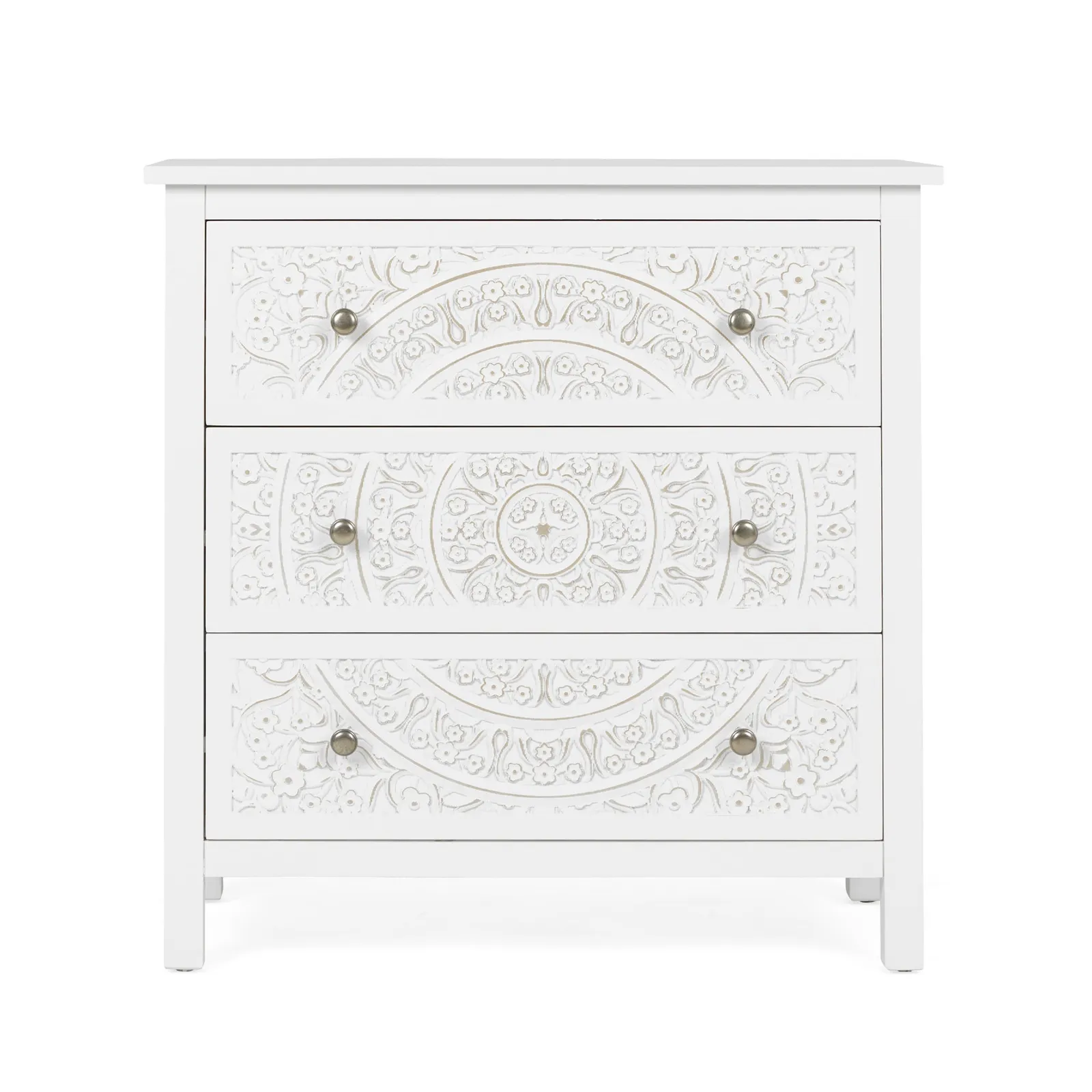 Samira 3 Drawer Chest White