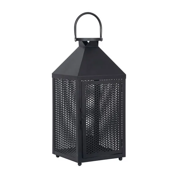 Folkstone Metal Punched Lantern Table Lamp 5