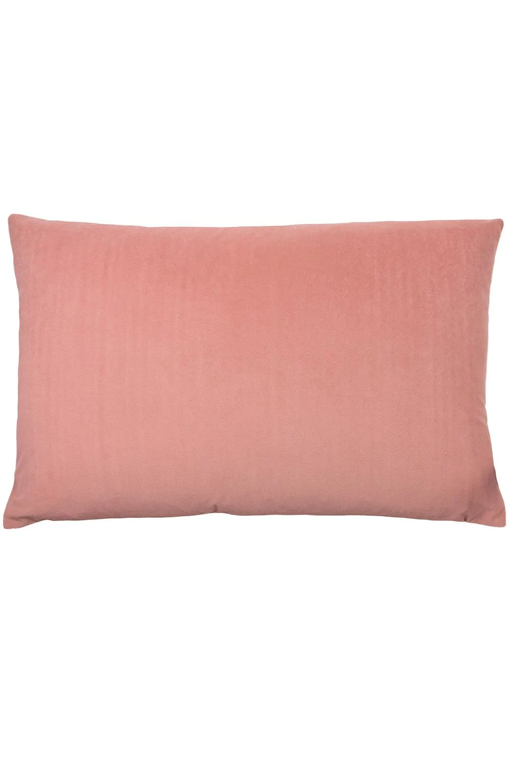 Furn Contra Soft Velvet Contrast Coloured Reverse Cushion in Pink