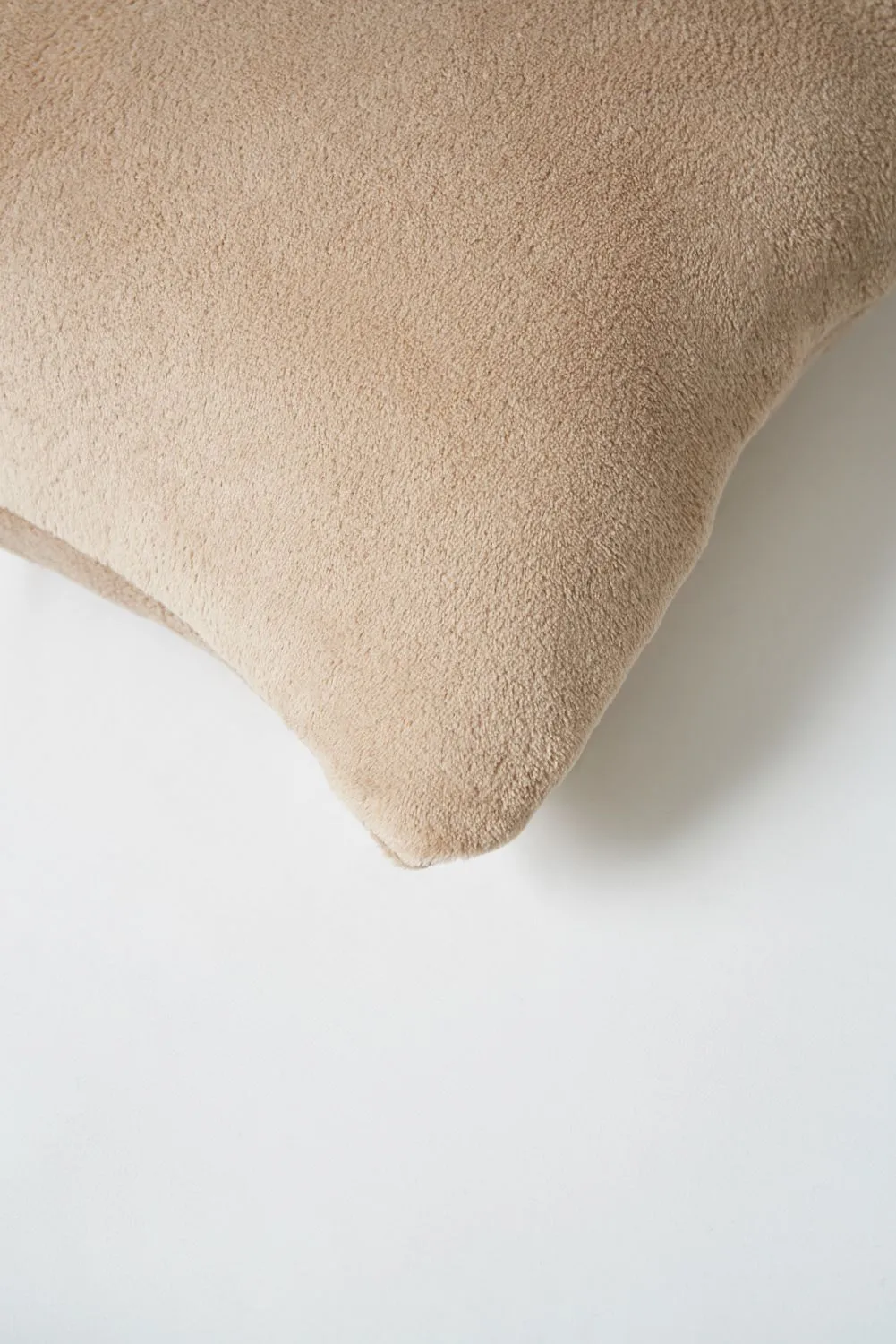 BHS Microfleece Cushion in Beige 3