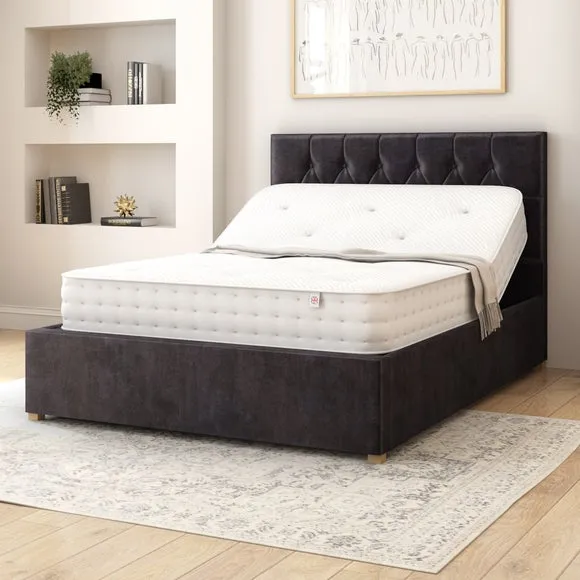 Olivier Plush Velvet Adjustable Bed 3