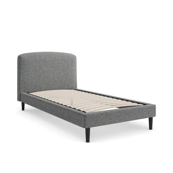 Modern Curve Textured Weave Bed 6