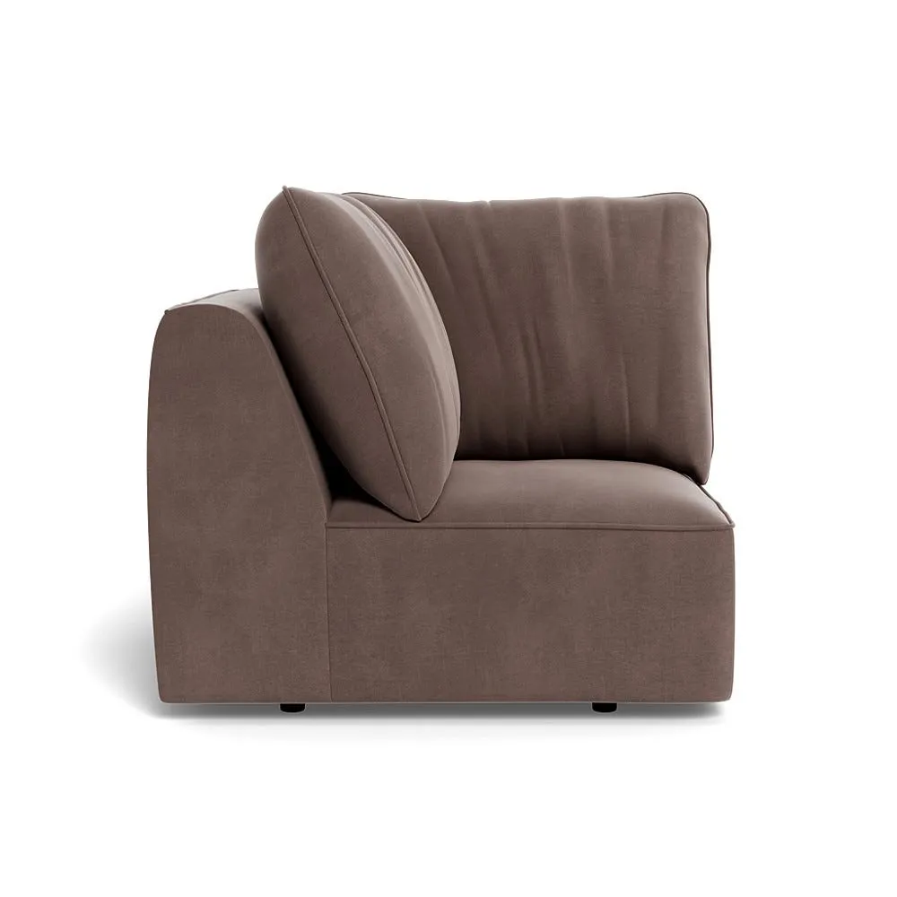 Heal's Morven Corner Unit Smart Velvet Mouse 1