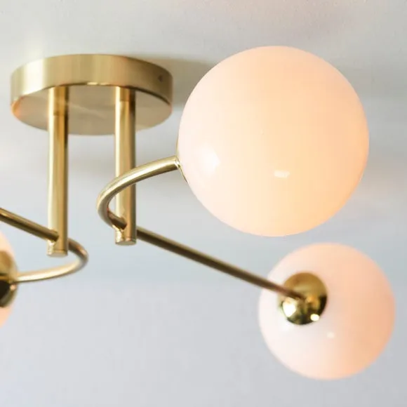 Vogue Hartwell 4 Light Semi Flush Ceiling Light 2