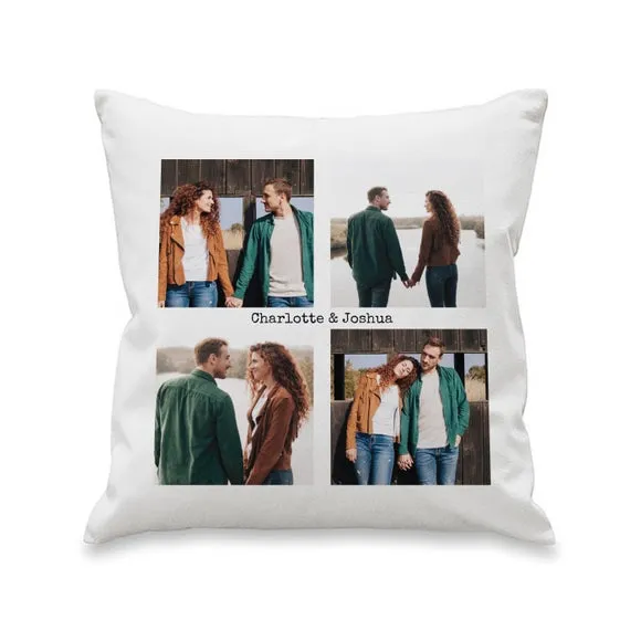 Personalised Multi Photo Square Cushion 2