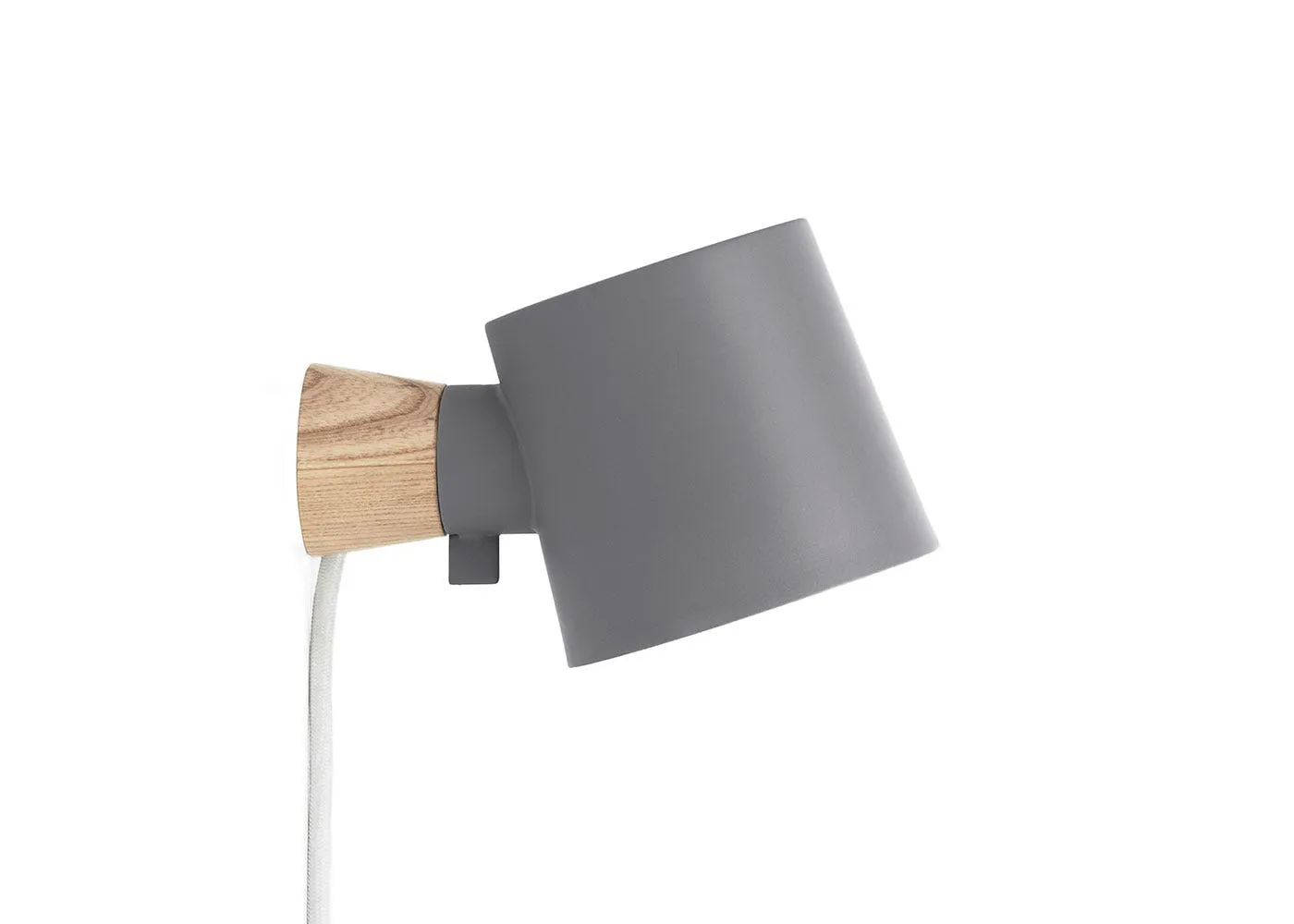 Normann Copenhagen Rise Plug-in Wall Light Grey 1