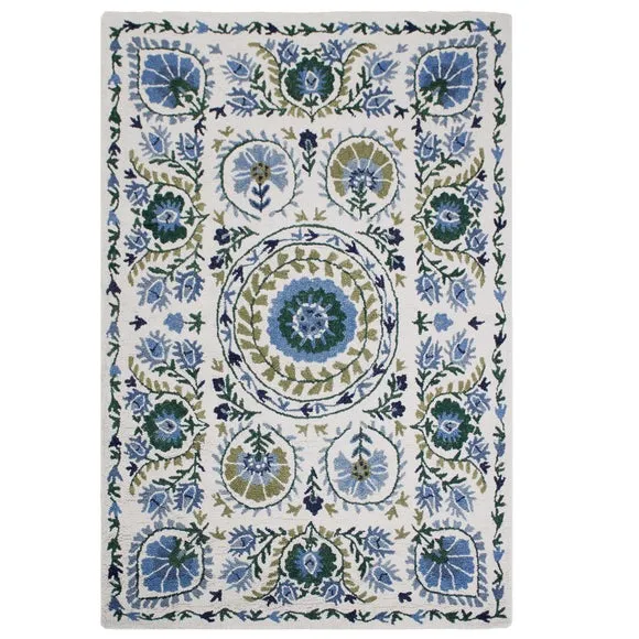 Hani Floral Wool Rug 5