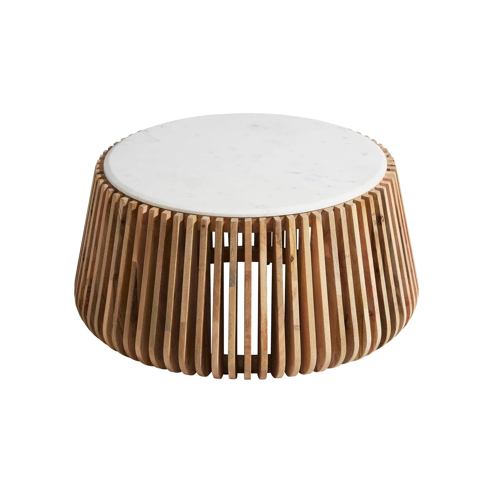 Ombra Coffee Table, Round, Neutral Marble | Barker & Stonehouse 3