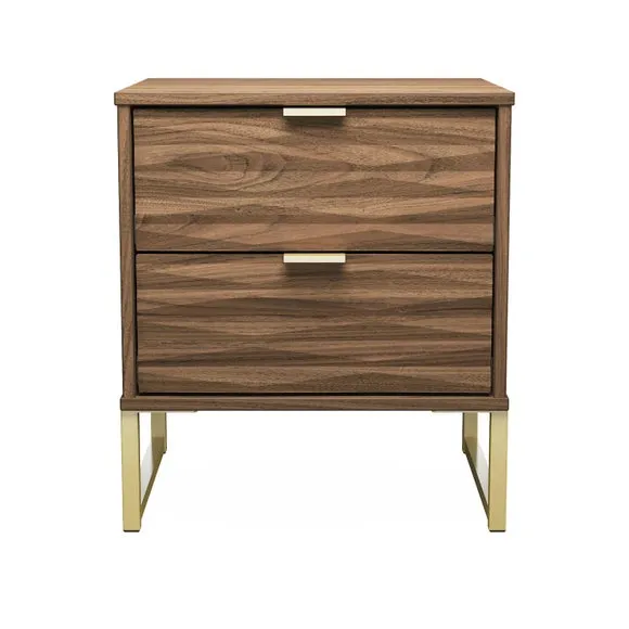 Tuxford 2 Drawer Bedside Table 2