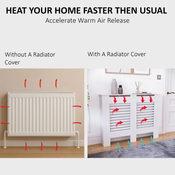 Vida Designs Milton Adjustable Radiator Cover 6