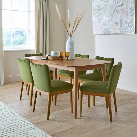 Delilah Dining Chair, Velvet 2