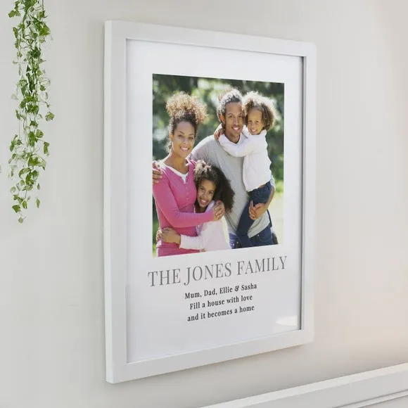 Personalised Square Photo Poster Frame 3