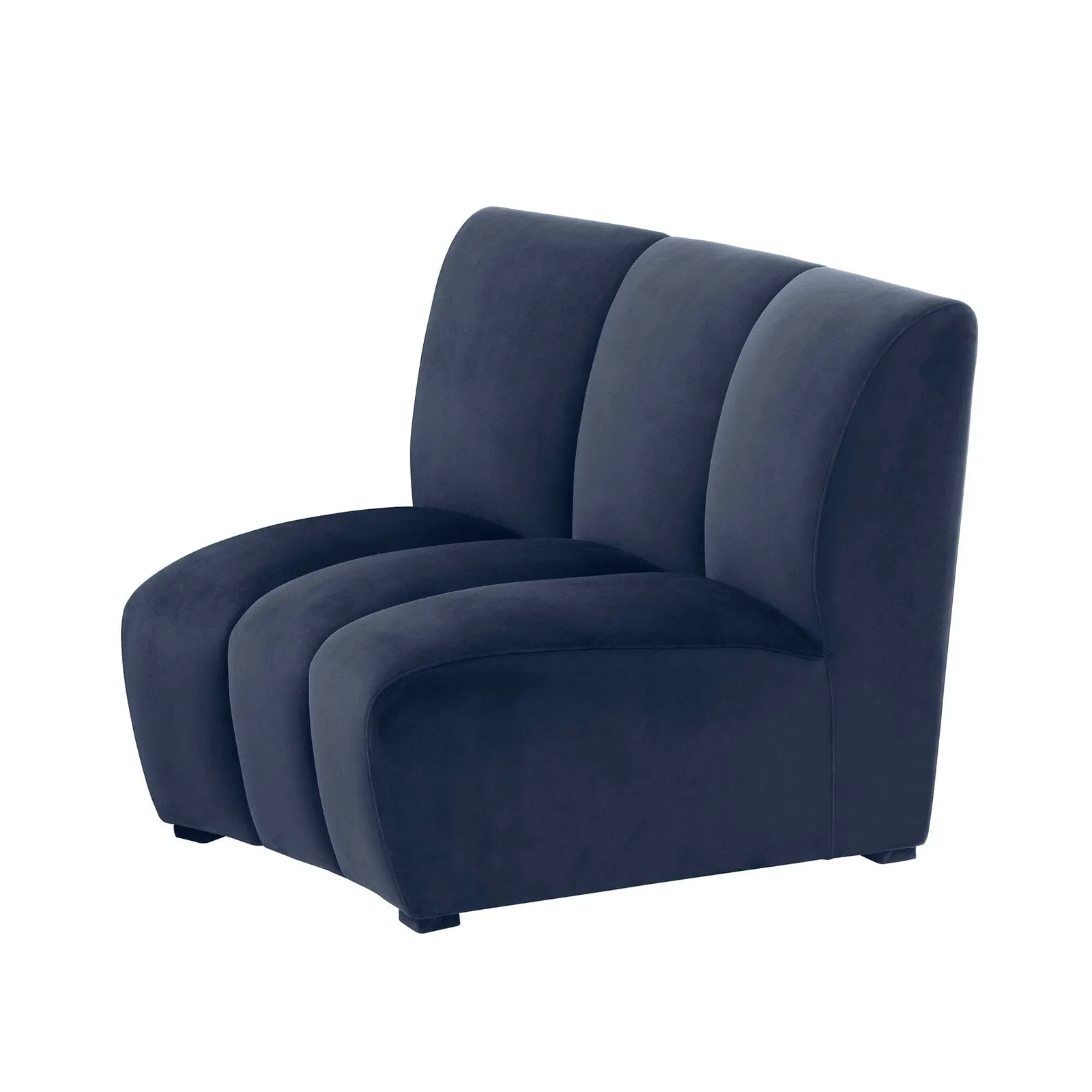 Eichholtz Lando Modular Sofa Midnight Blue, Navy Velvet | Barker & Stonehouse 3