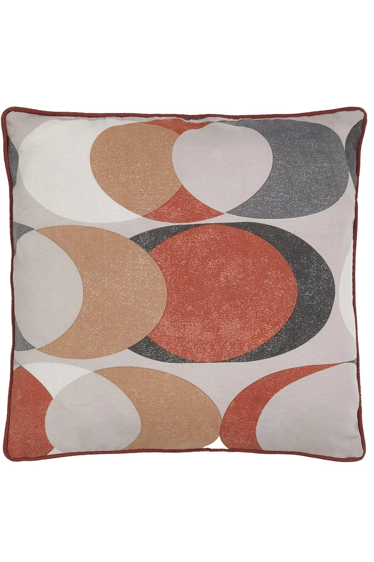 Fusion 'Sander' 100% Cotton Filled Cushion in Dark Red 2