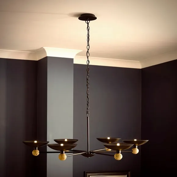 Hotel Marmont Modern 6 Light Pendant Light 2