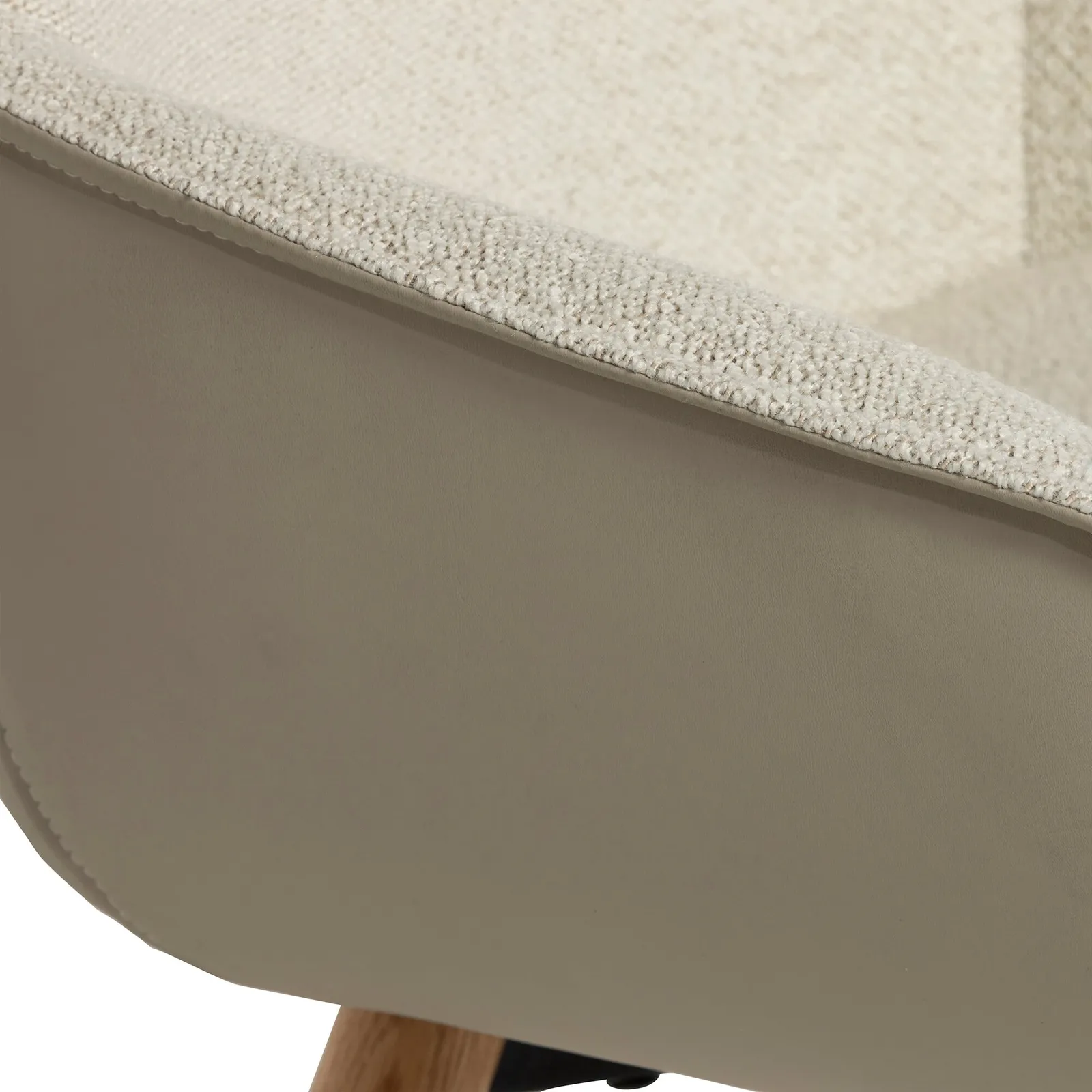 Fenris Dining Chair With Arms Beige, Neutral Fabric | Barker & Stonehouse 6