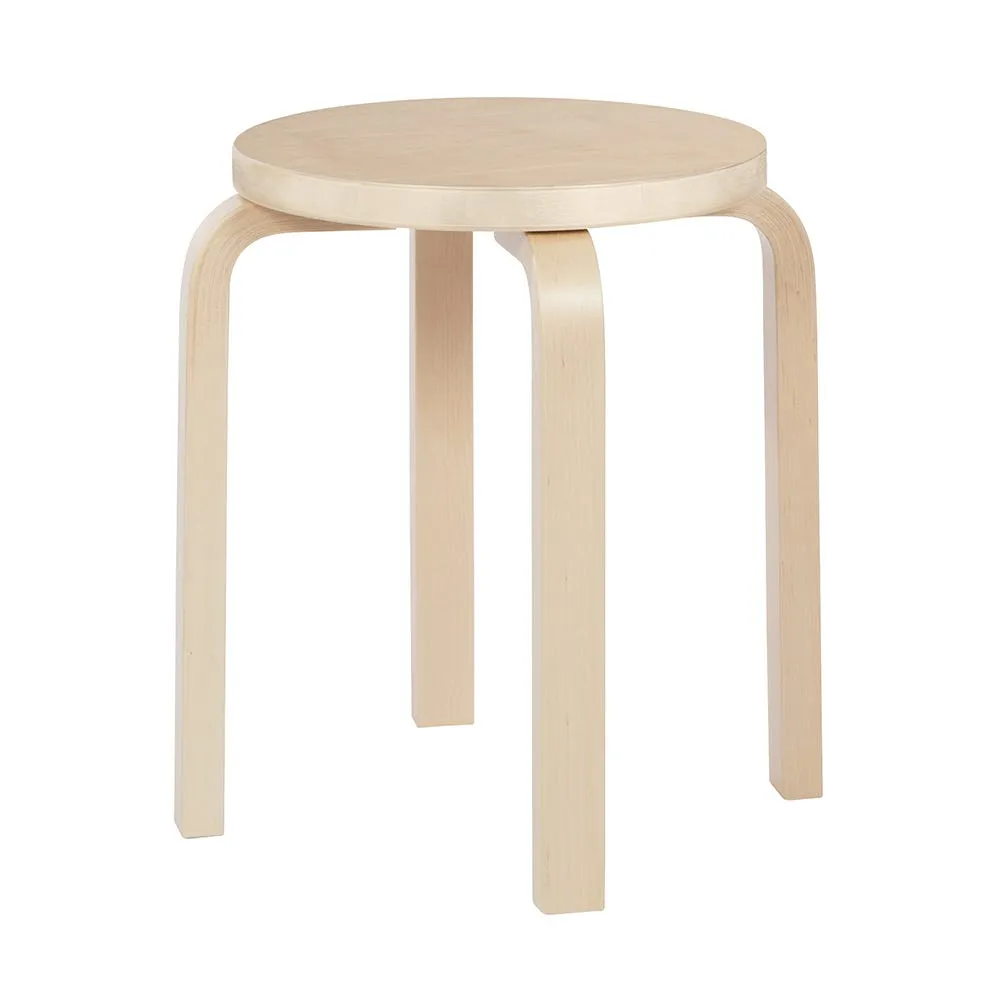 Artek Stool E60 Natural Lacquered Birch 2