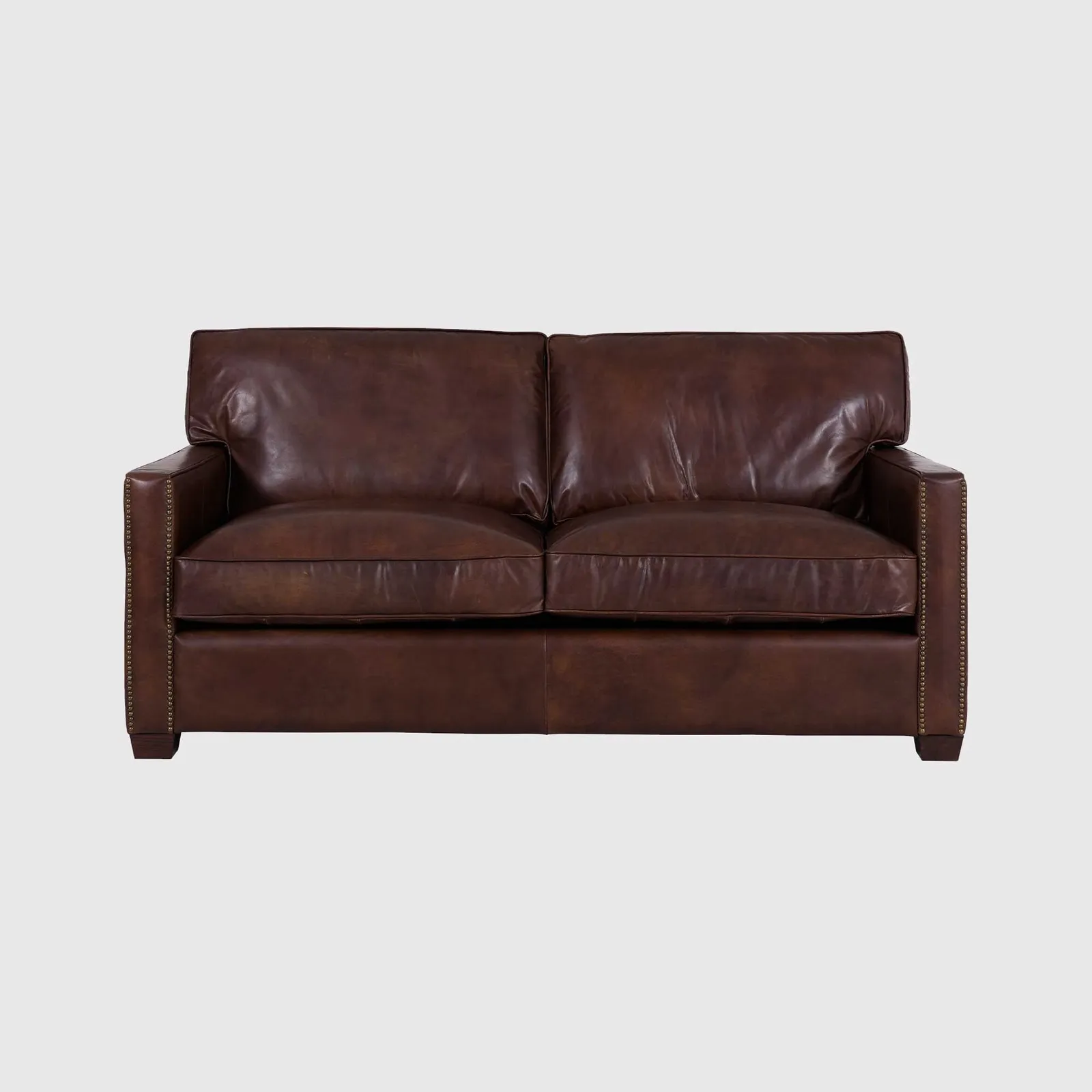 Strathmore Sofa 2S, Brown Leather | Barker & Stonehouse
