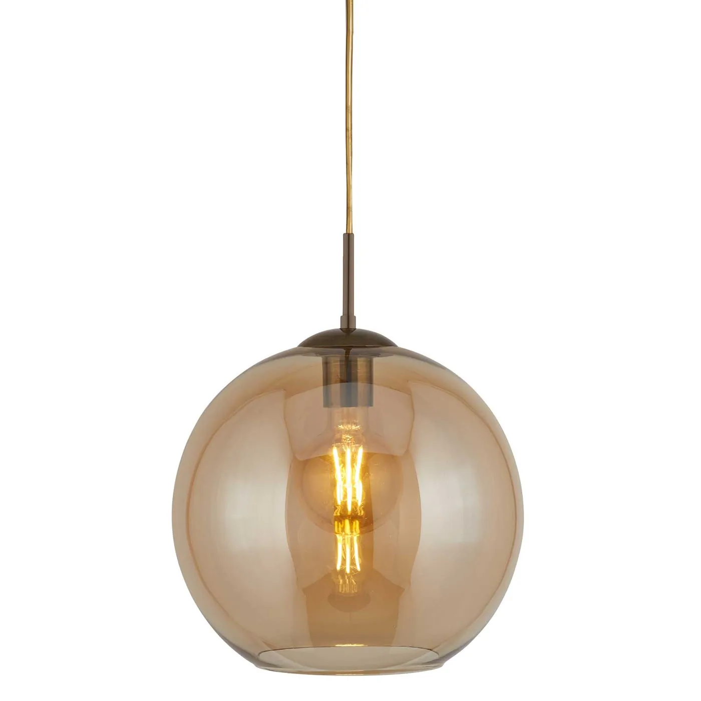 Brass Drop Pendant, Antique