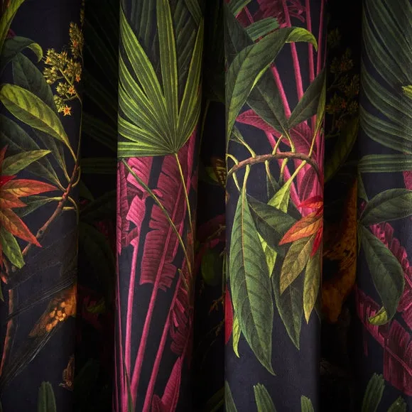 Tropical Treasures Pencil Pleat Curtains 3
