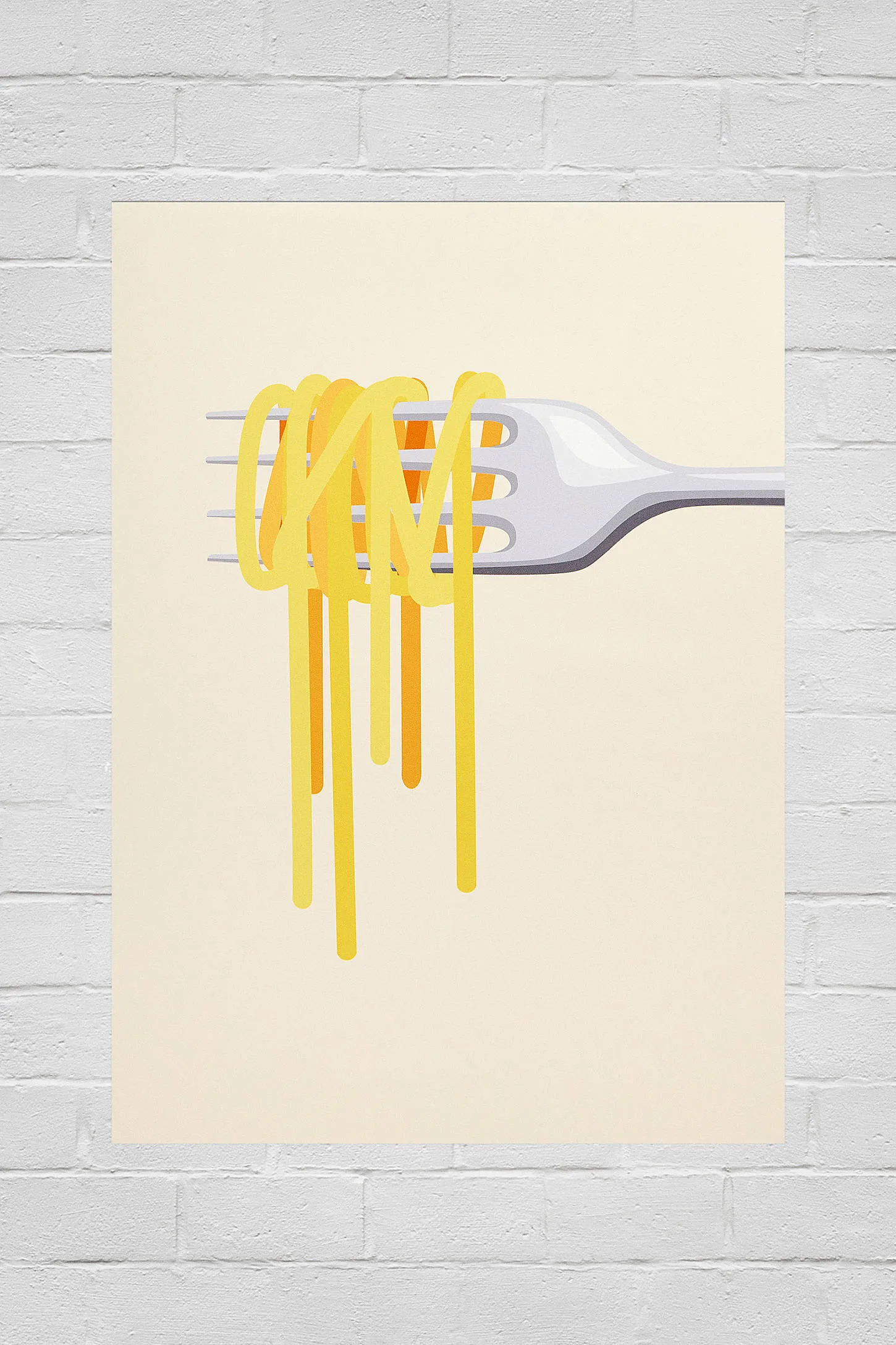Spaghetti 30x40cm Wall Art Print A3