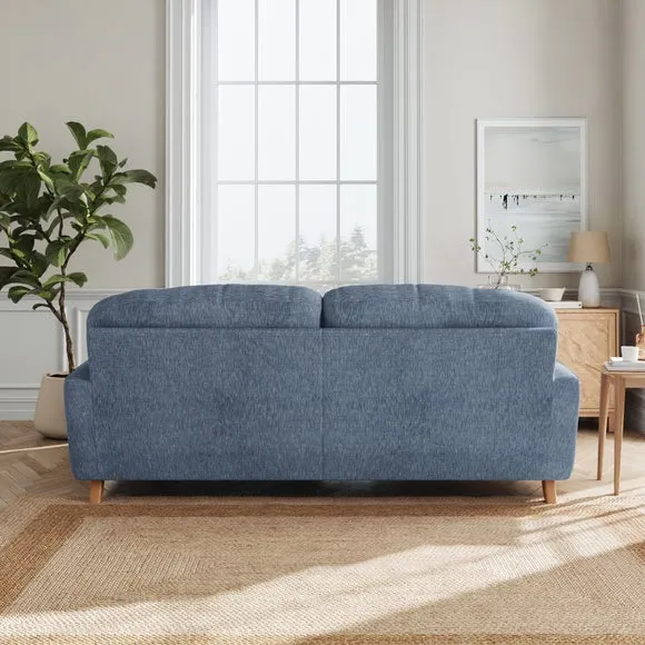 Martha Slub Faux Linen Corner Chaise Sofa 3