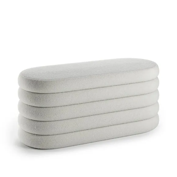 Murray Storage Ottoman, Sherpa 5