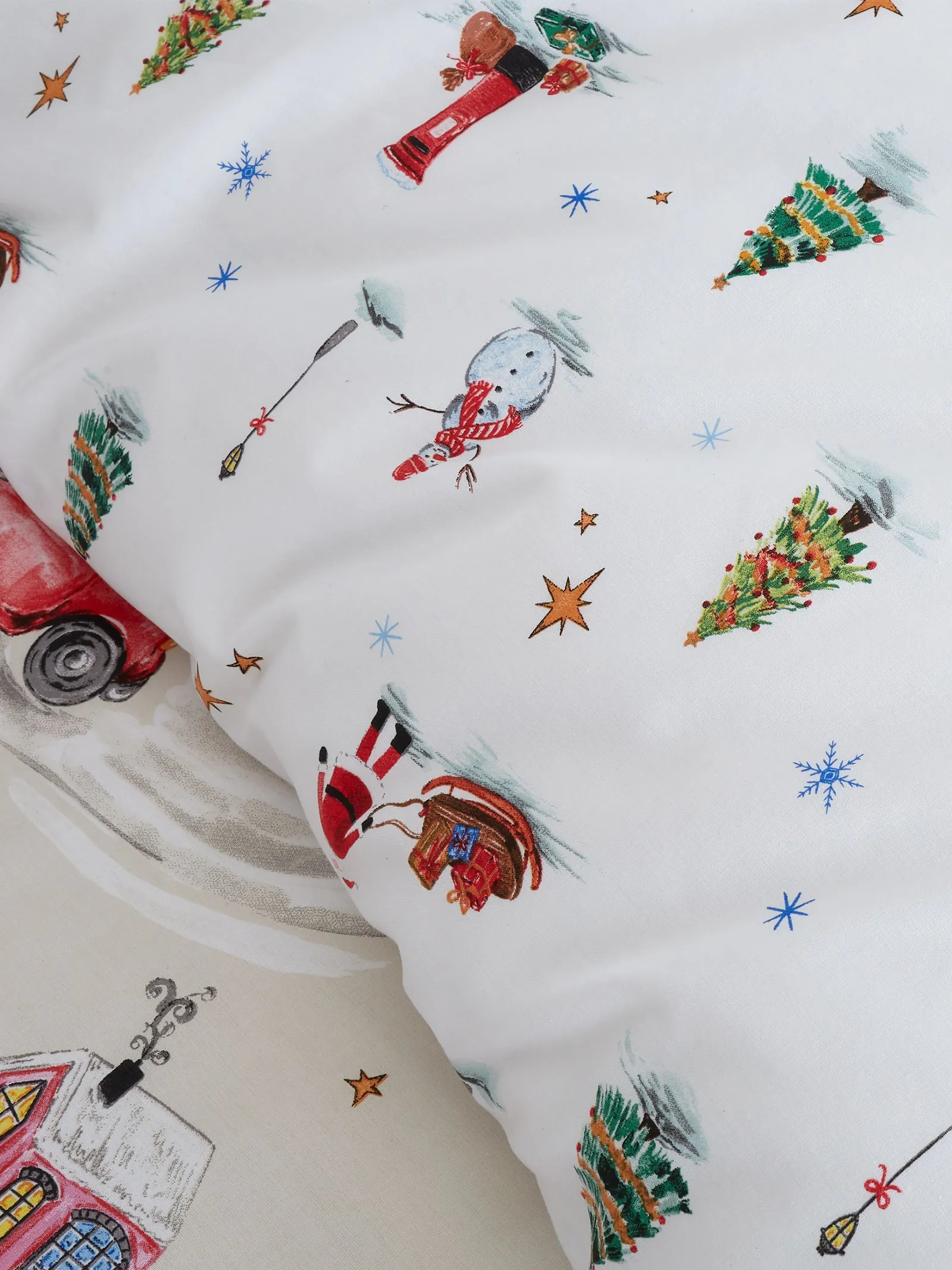Catherine Lansfield 'Christmas Town' Duvet Cover Set 4