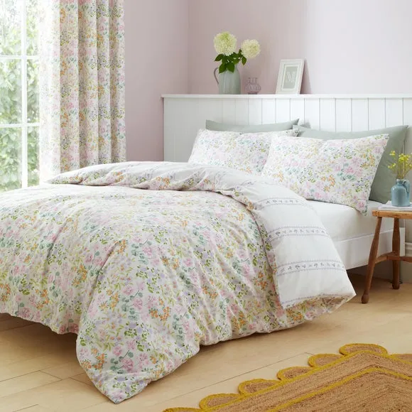 Dreams n Drapes Edith Polycotton Duvet Cover & Pillowcase Set 1