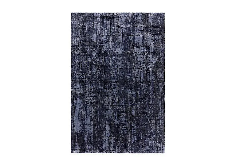 Kuza Abstract Rug - 160cm-x-230cm - Navy