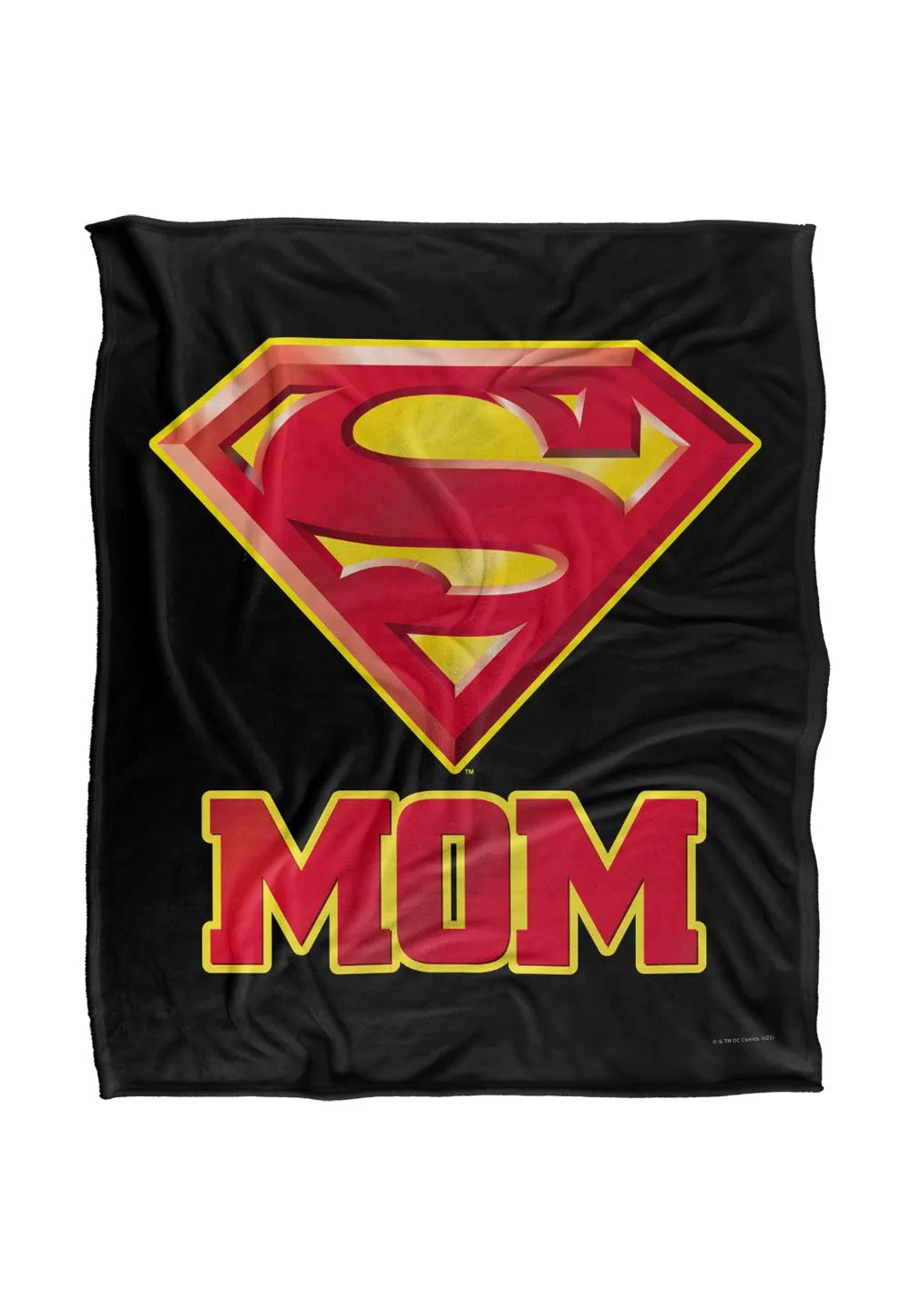 Superman Super Mom Silky Touch Super Soft Throw Blanket 152 X 127 cm in White