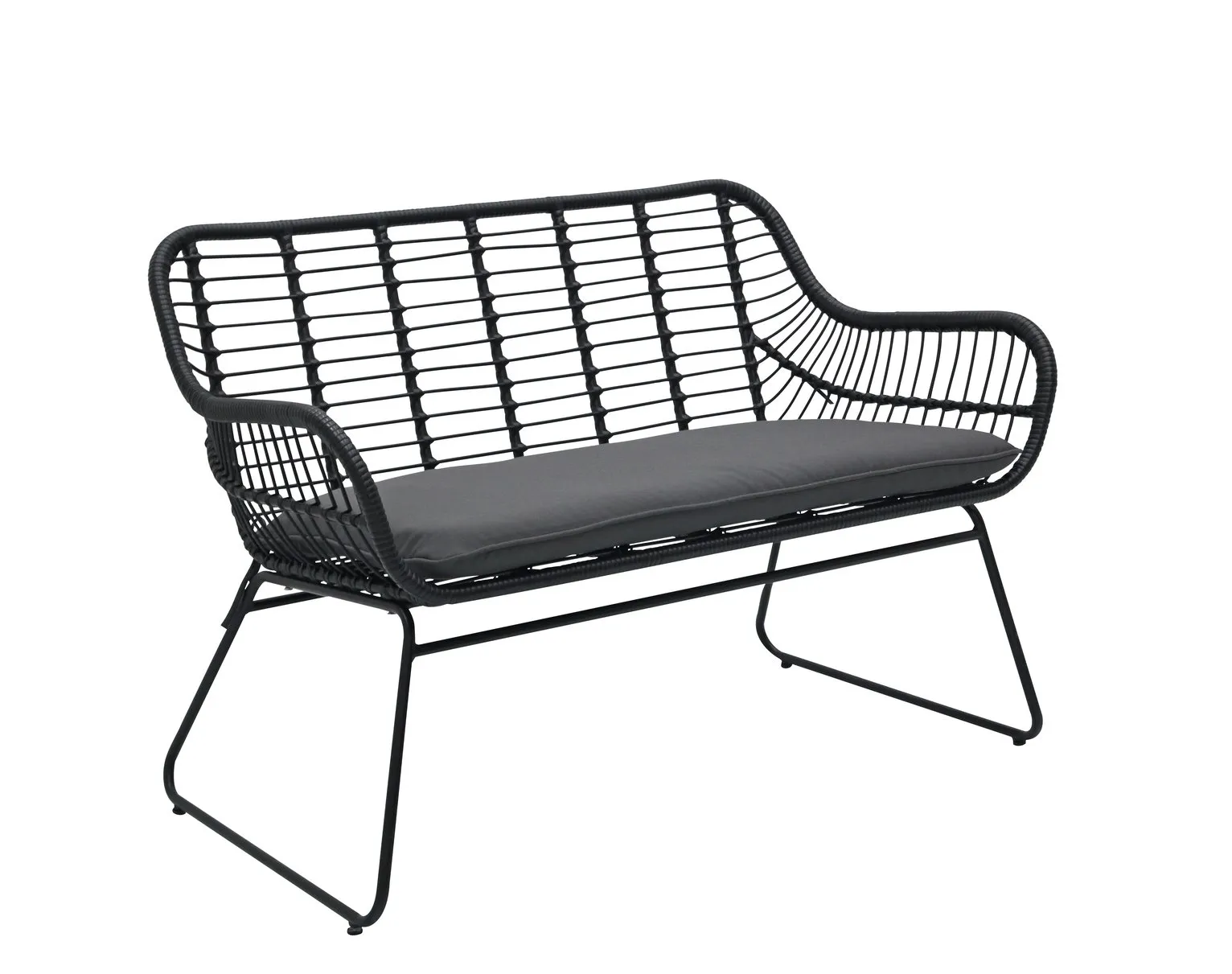 Argos Home Ross Rattan Effect Garden Bench