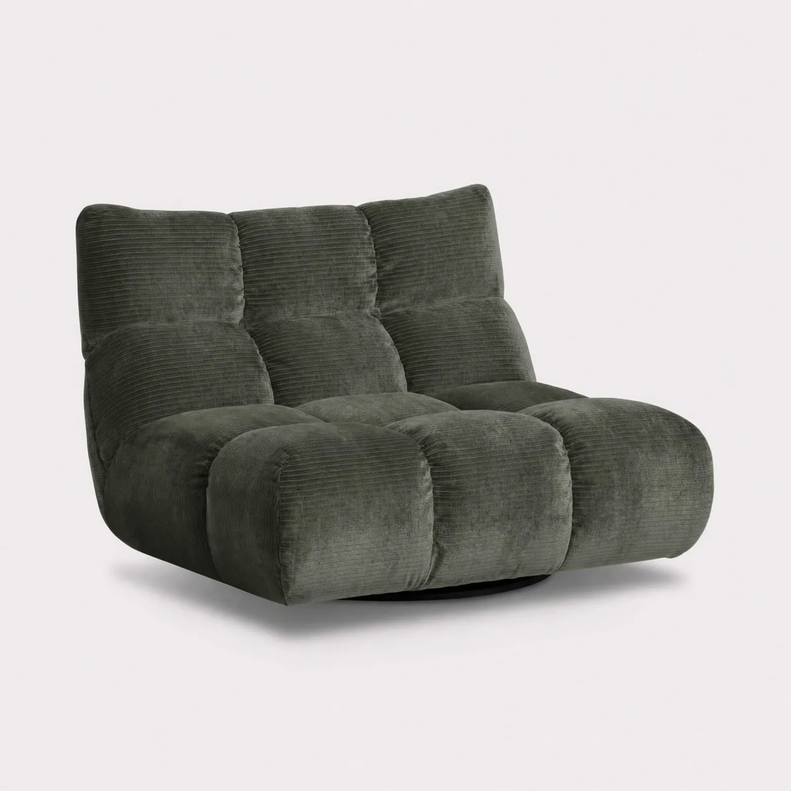 Bryce 1.5 Str Without Armrests-Swivel-Freestanding, Green | Barker & Stonehouse