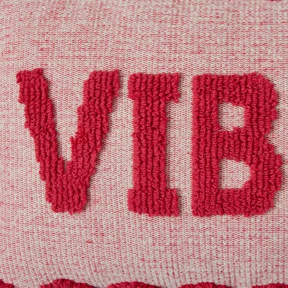 Vibes Bright Slogan Cushion 2