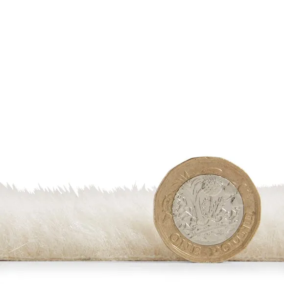Faux Fur Leopard Print Rug 4