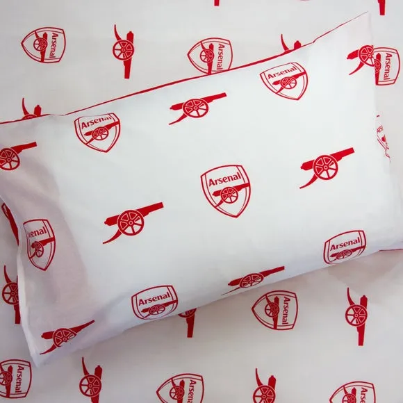 Arsenal Lightning Polycotton Duvet Cover & Pillowcase Set 4