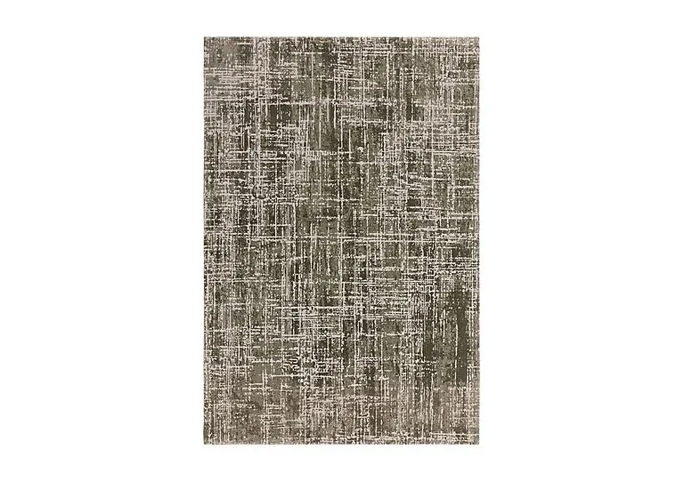 Kuza Abstract Rug - 120cm-x-170cm - Green