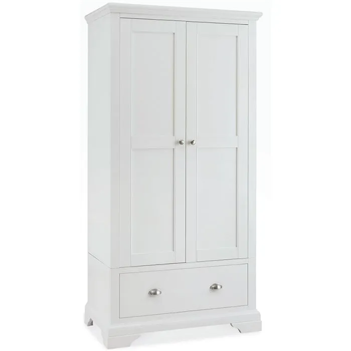 Carrington Double Wardrobe, White