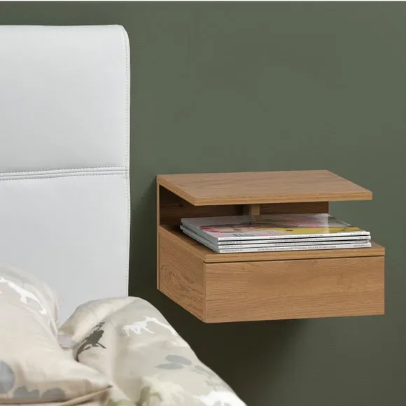 Furniture To Go Ashlan 1 Drawer Wall Mounted Bedside Table 5
