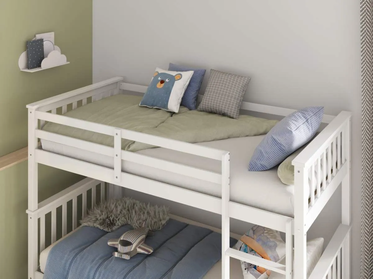 Flair Koop Detachable Bunk Bed in White 3