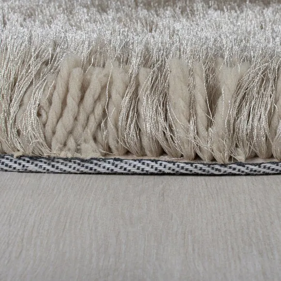 Jewel Shaggy Round Rug 4