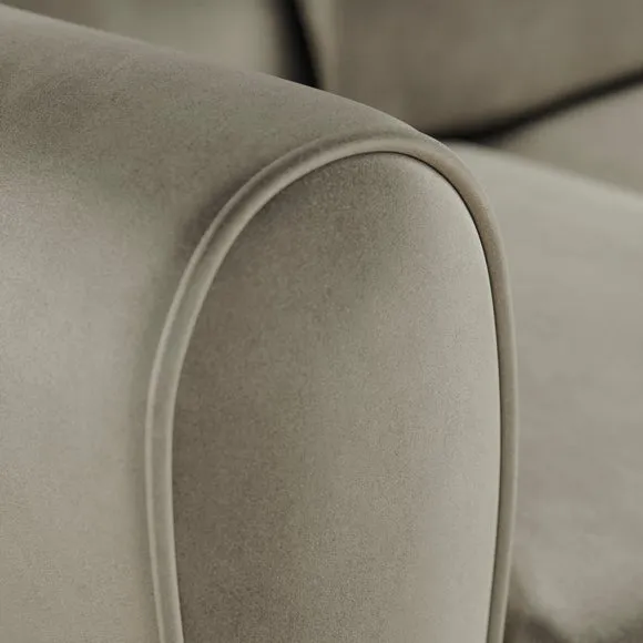 Blake Curved Arm Opulent Velvet Corner Chaise Sofa 5