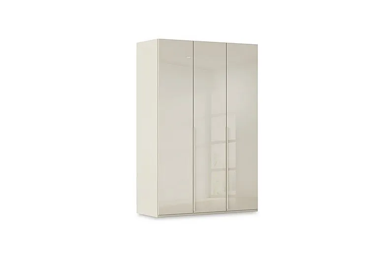 Haven 151cm 3 Door Hinged Wardrobe with Glass Doors
