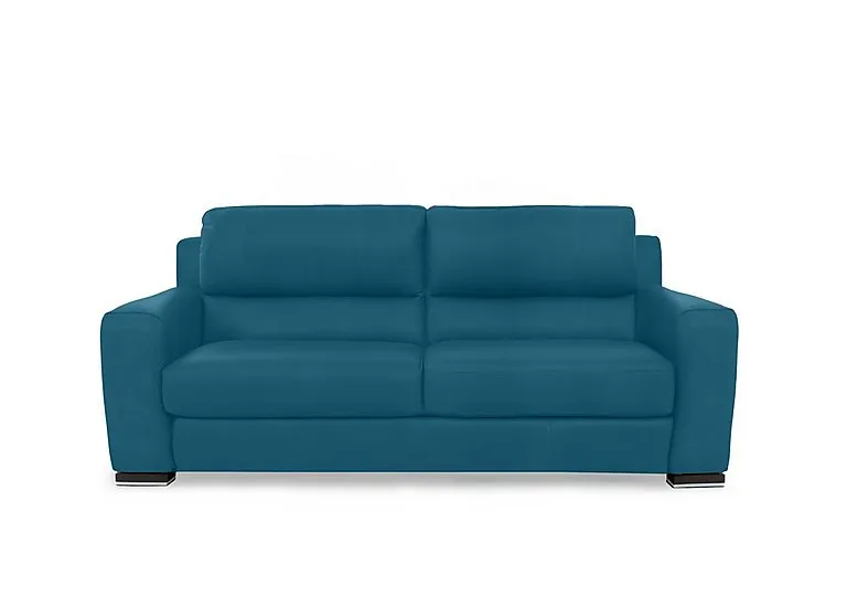 Viali Leather 3 Seater Sofa