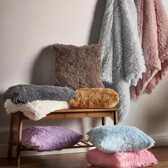 Catherine Lansfield Cuddly Deep Pile Throw Blanket 5