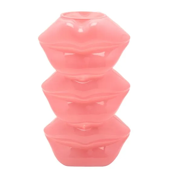 The Feel Good Club Lip Stack Glass Vase 3