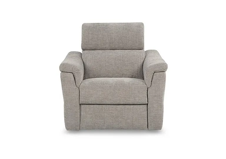 Bella Fabric Power Recliner Armchair with Power Headrest and Power Lumbar
