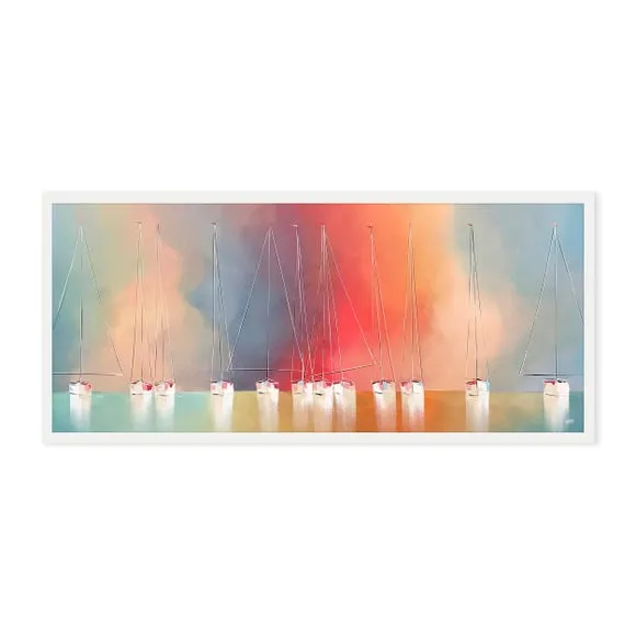 Un ete en Mer Framed Print 2